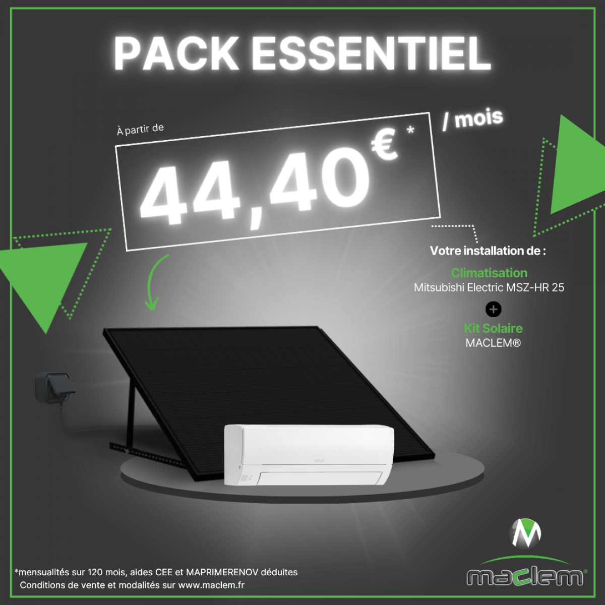 PACK ESSENTIEL à 44,40€  TTC / mois