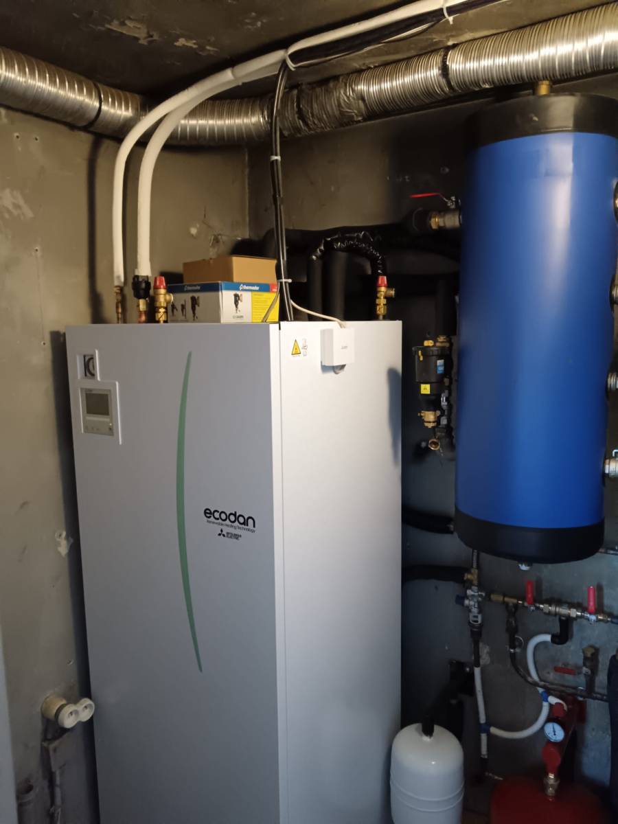 La pompe à chaleur air-eau Mitsubishi Electric Ecodan duo : allier performance et confort au sein de votre maison à Goussainville