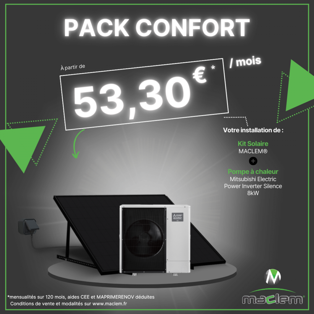 PACK CONFORT à 53,30€ TTC / mois